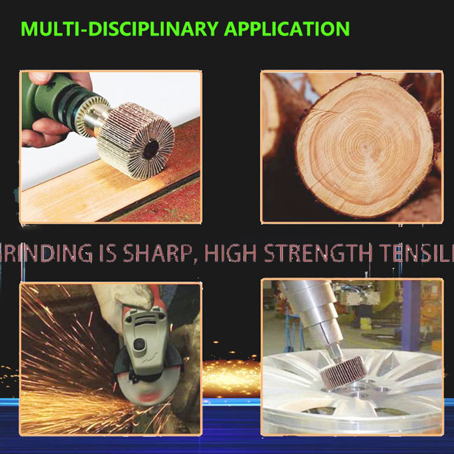 Абразивный лепестковый круг зернистостью 60/80/120/240 из оксида алюминия для полировки и шлифовки 10