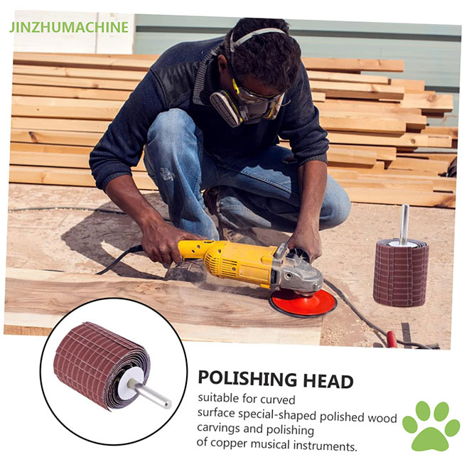 Полировальные расходные материалы Прочные лепестковые круги Наждачная бумага 250*50 мм Зернистость 240 Абразивный проволочный лепестковый круг для шлифовки и полировки 11