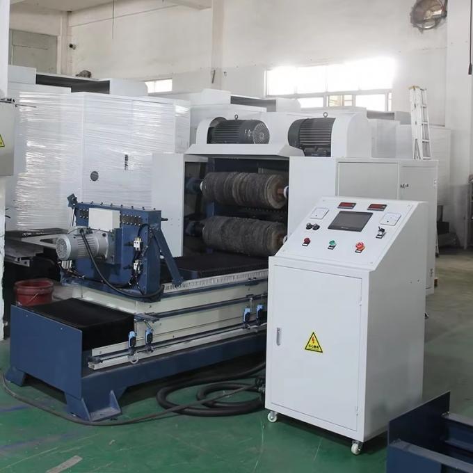 8k зеркальная линия волос проволока рисование отделка Автоматическая металлическая труба / труба квадратная / круглая полировальная машина для отделки поверхности 8