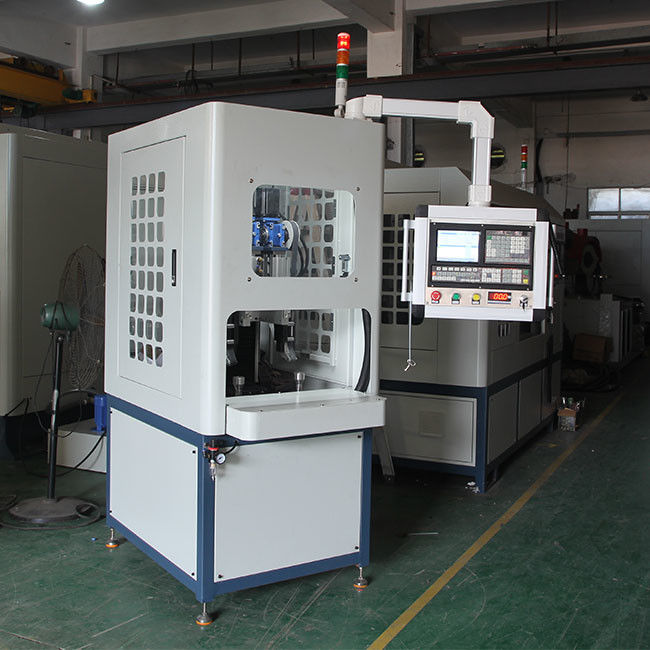 2 станции оборудование для чистки с помощью CNC для точной отделки плоских и боковых поверхностей обычных продуктов с круглыми крышками
